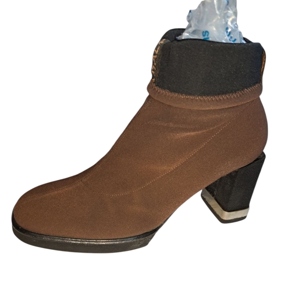 FENDI Knit Sock Boots. Dark Brown. Authentic. SIZE 5 - Picture 4 of 15